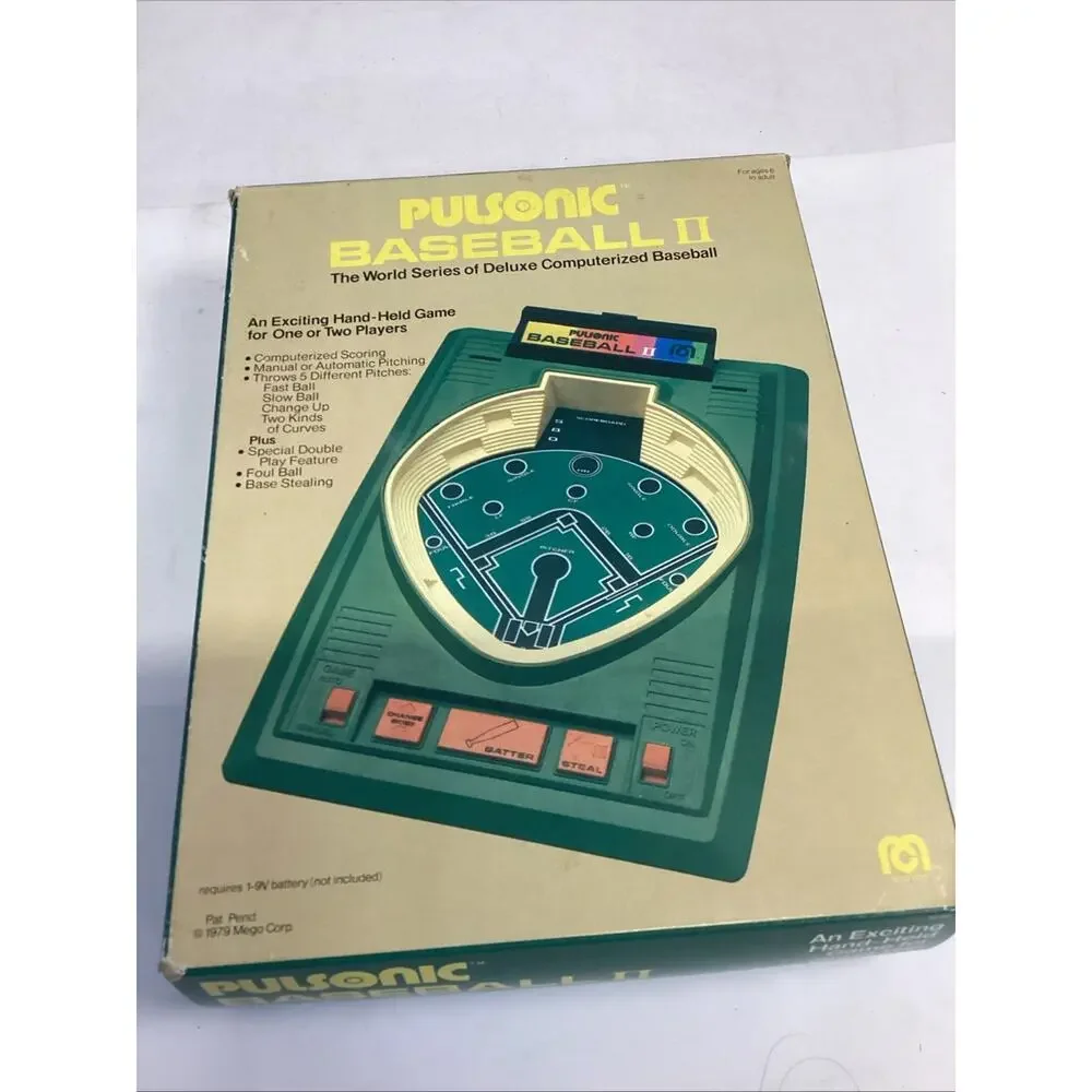 Pulsonic Baseball II 2 by MEGO Handheld Electronic Game 1979 - New - Not Sealed